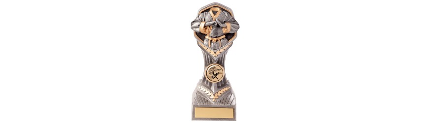 FALCON GI MARTIAL ARTS TROPHY - 5 SIZES - 10.5CM - 24CM